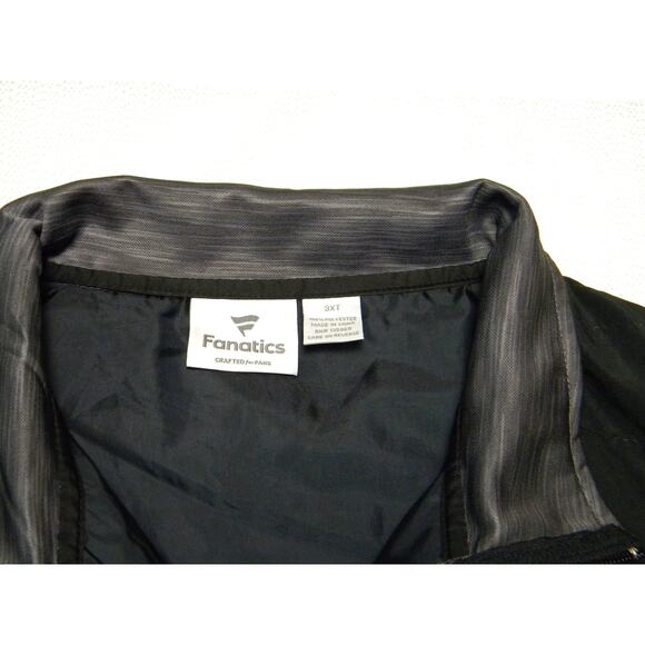 Texas Longhorns Men's Full Zip Jacket Black Gray Big Tall 3XLT College Football - Picture 4 of 6